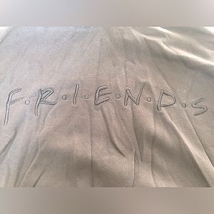 F•R•I•E•N•D•S blackish gray hoodie
